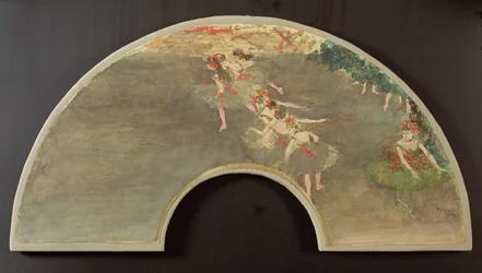 Danseuses de ballet, design pour un éventail